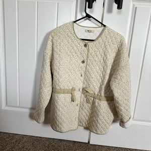 Madewell Quilted Jacket Cardigan